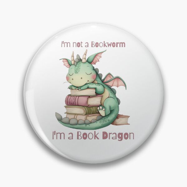 Item preview, Im not a bookworm, i'm a book dragon designed and sold by QuirkyLands.