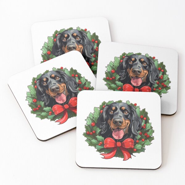 Item preview, Gordon Setter -  Christmas Wreath Dog designed and sold by wotsthis.