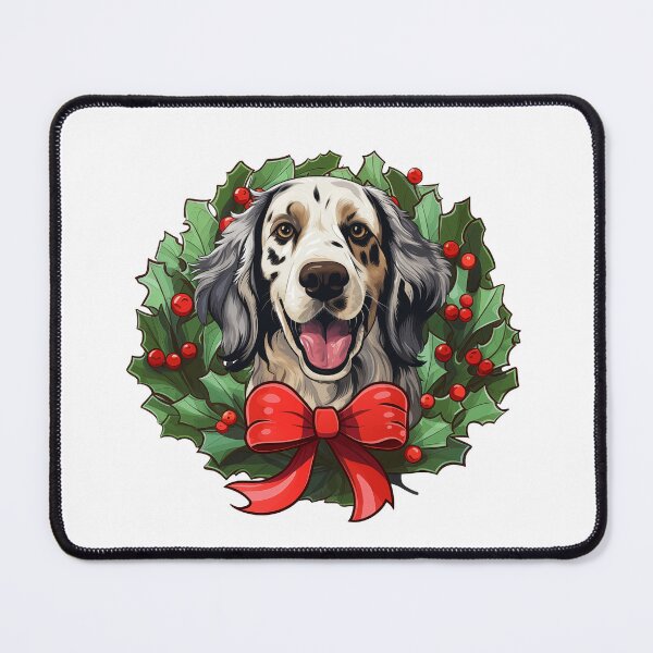 Item preview, English Setter - Christmas Wreath Dog designed and sold by wotsthis.