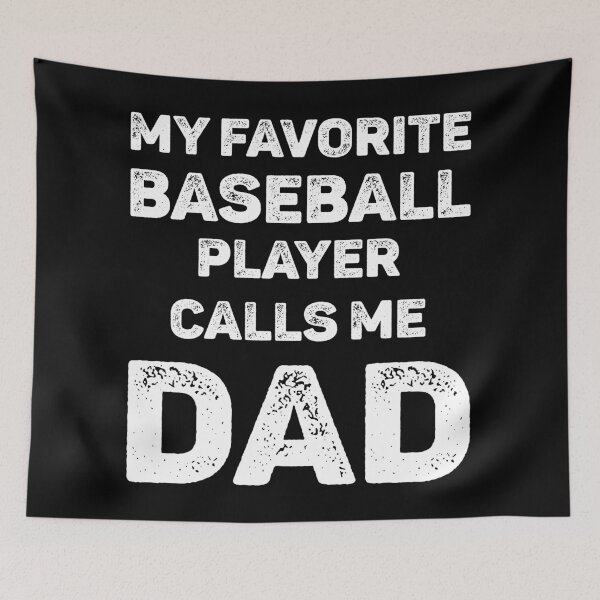 Item preview, My Favorite Baseball Player Calls Me Dad Vintage designed and sold by WhistleCloset.