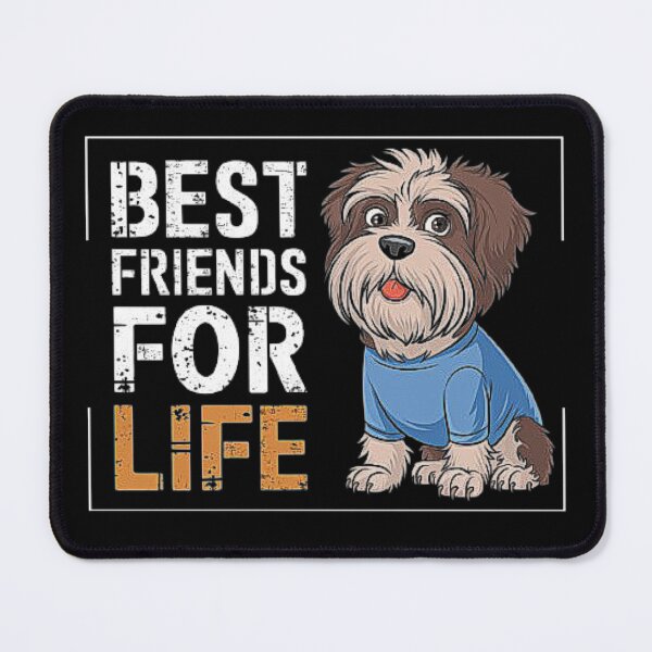 Item preview, Best Friends for Life - Adorable Puppy Illustration for Dog Lovers designed and sold by love3617.