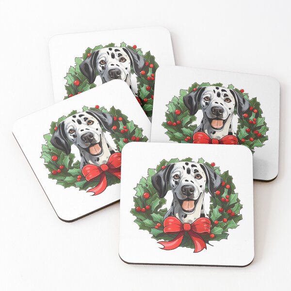 Item preview, Dalmation Dog -  Christmas Wreath Dog designed and sold by wotsthis.