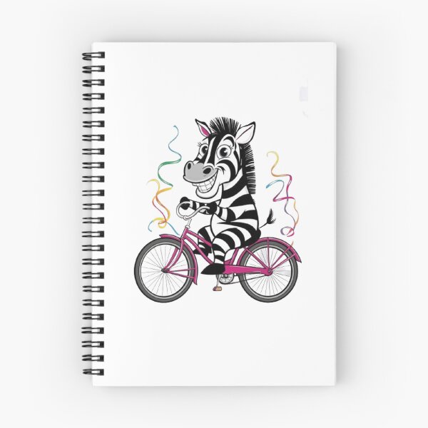 Item preview, Cute zebra on a bicycle  designed and sold by Culmika.