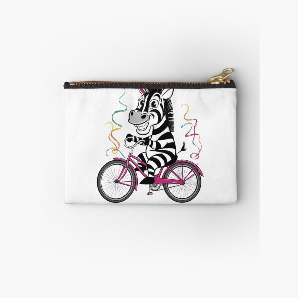 Item preview, Cute zebra on a bicycle  designed and sold by Culmika.