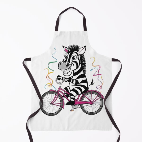 Item preview, Cute zebra on a bicycle designed and sold by Culmika.
