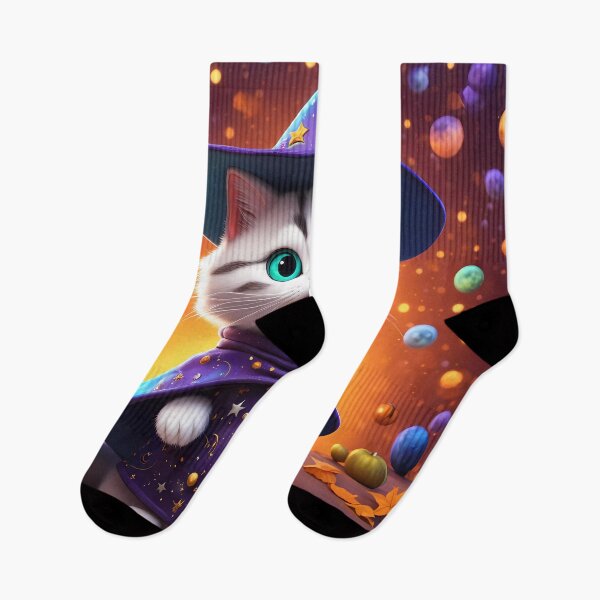 Item preview, Kitten dressed as a Wizard for Halloween designed and sold by Colin Bentham.
