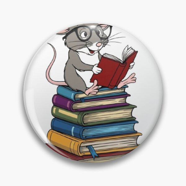 Item preview, Back to school mouse reading books designed and sold by Culmika.
