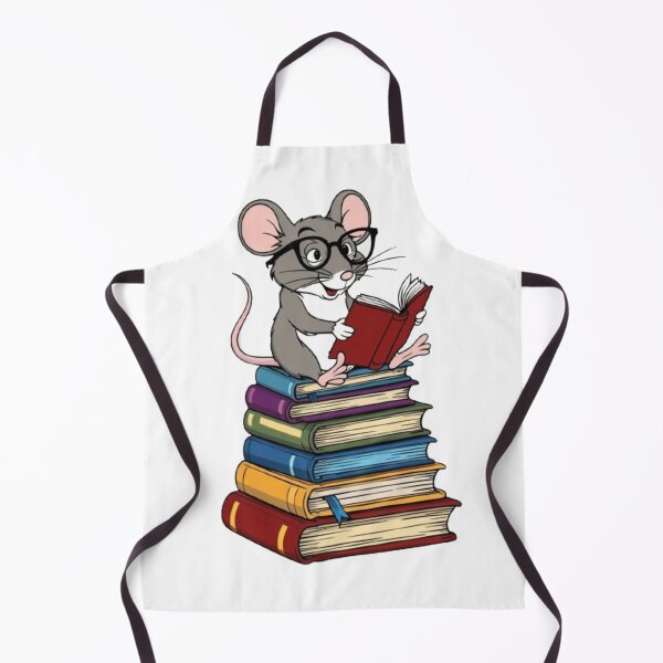 Item preview, Back to school mouse reading books designed and sold by Culmika.