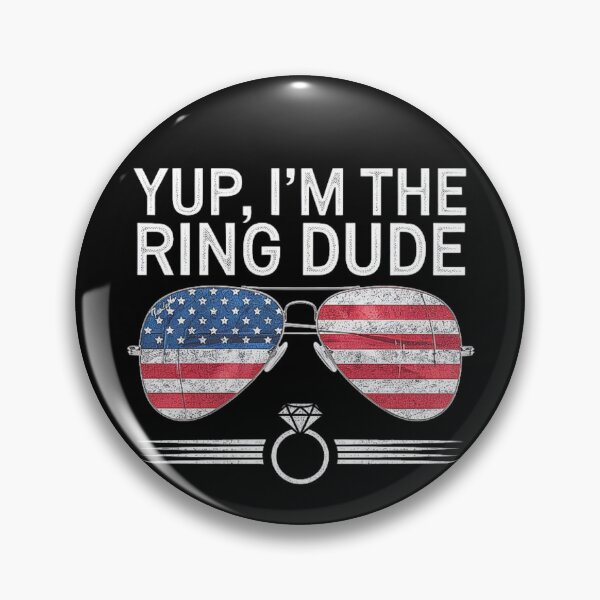 Item preview, Yup, I’m the Ring Dude - Funny Wedding Patriotic Sunglasses for Cool Ring Bearer, Groom, Best Man, USA Pride Gift for Family Events and American Weddings designed and sold by love3617.