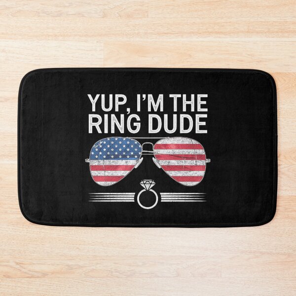 Item preview, Yup, I’m the Ring Dude - Funny Wedding Patriotic Sunglasses for Cool Ring Bearer, Groom, Best Man, USA Pride Gift for Family Events and American Weddings designed and sold by love3617.