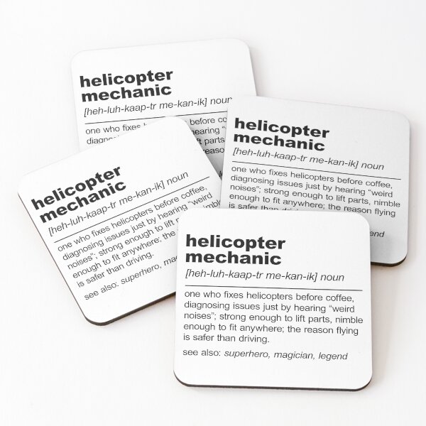 Item preview, Helicopter Mechanic designed and sold by stylesip.