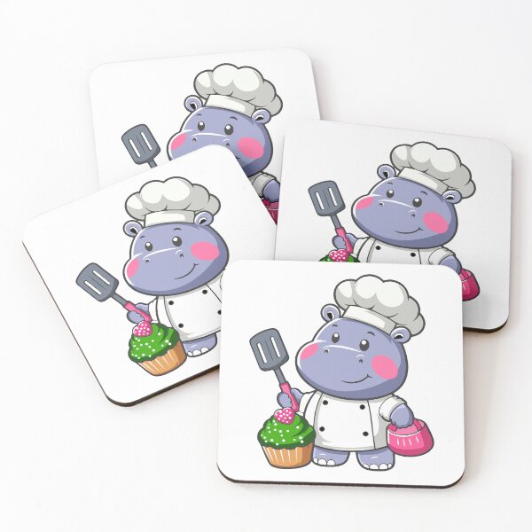 Item preview, "Adorable Chef Hippo – T-Shirts & Stickers Design Moo deng Shirts  designed and sold by CreativeTomb.