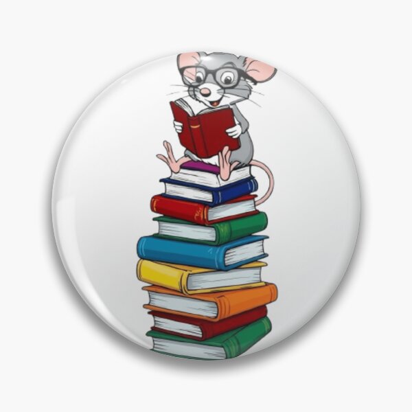 Item preview, Back to school mouse reading books designed and sold by Culmika.