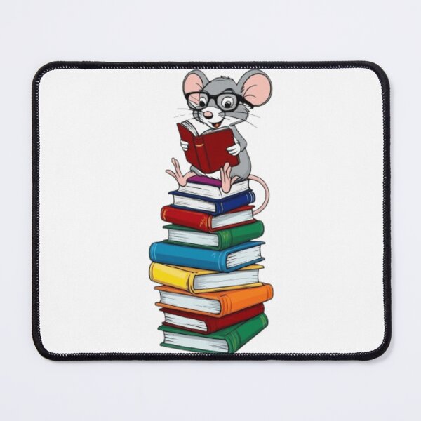 Item preview, Back to school mouse reading books designed and sold by Culmika.