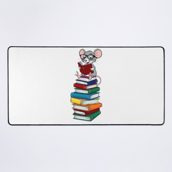 Item preview, Back to school mouse reading books designed and sold by Culmika.