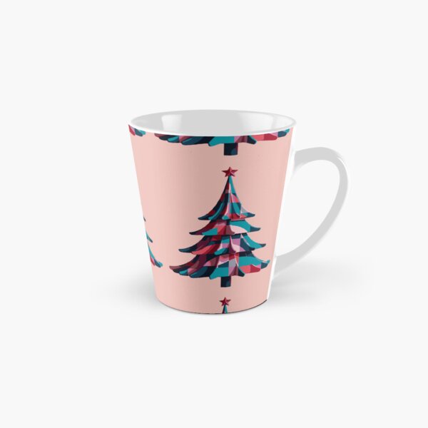 Item preview, Mid-Century Pink Kitsch Op Art Christmas Tree Cut Out designed and sold by taiche.