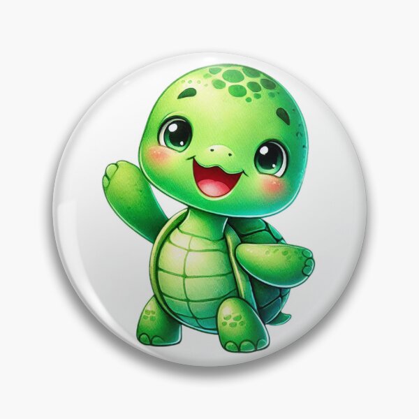 Item preview, Cute Happy Turtle Cartoon Character designed and sold by Little Care Studio.