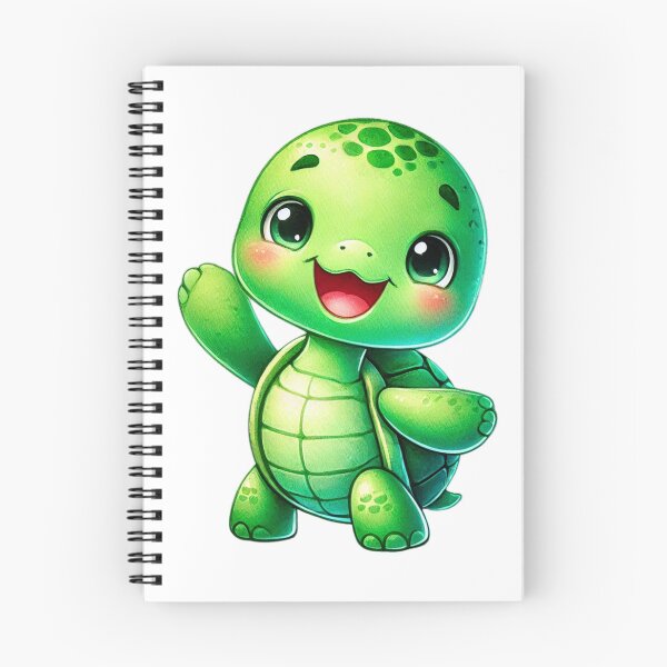 Item preview, Cute Happy Turtle Cartoon Character designed and sold by Little Care Studio.
