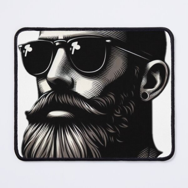 Item preview, Bald Man With Beard designed and sold by GeneralDaily.