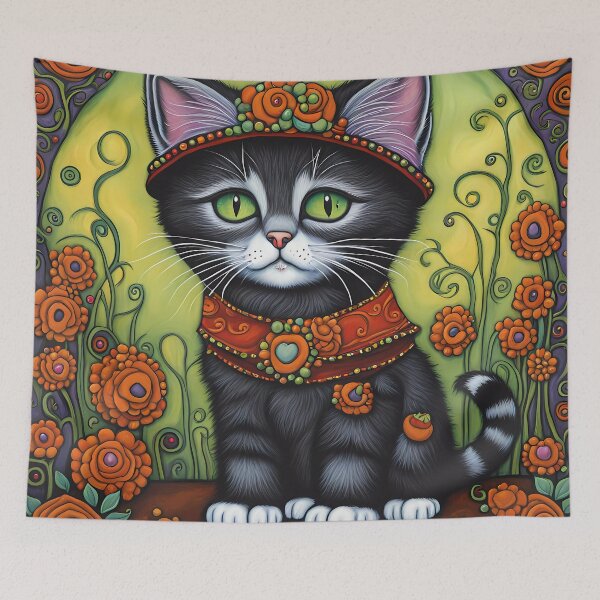 Item preview, Kitten dressed as a zombie for Halloween designed and sold by Colin Bentham.