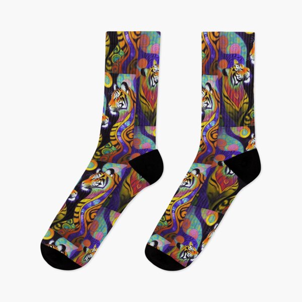 Item preview, Abstract Tiger Art designed and sold by TheDarkWardrobe.