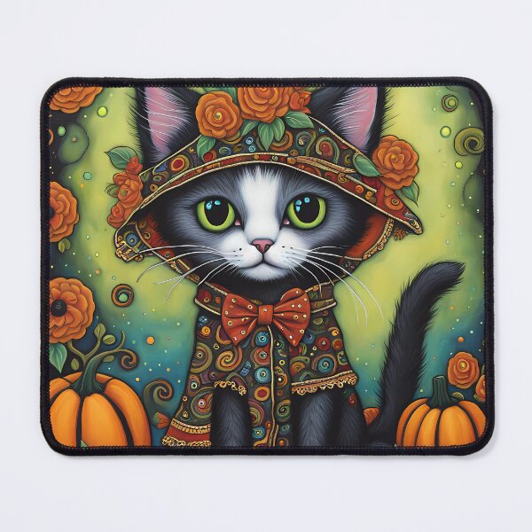 Item preview, Kitten dressed as a zombie for Halloween designed and sold by Colin Bentham.