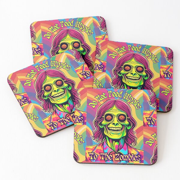 Item preview, Do Not Feed Hippies To The Zombies designed and sold by theflandonian.