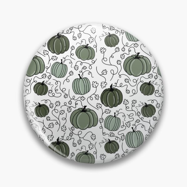 Item preview, Green Pumpkin Seamless Pattern designed and sold by miuumiuu.