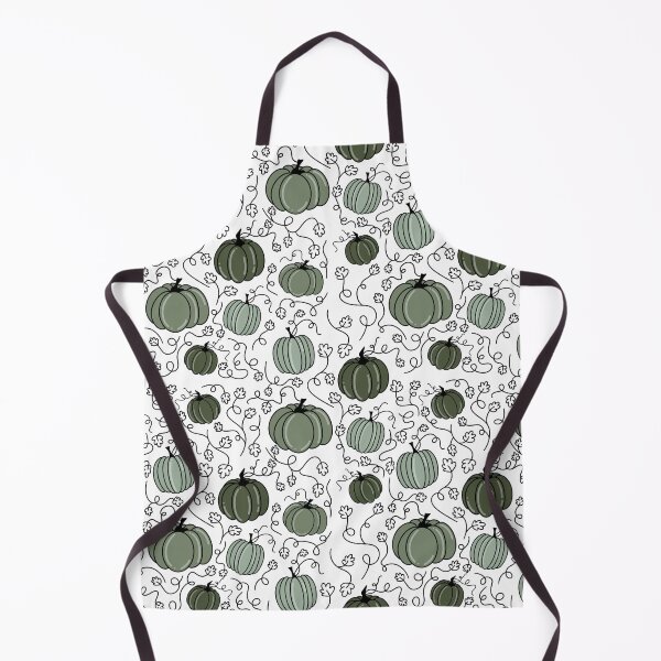 Item preview, Green Pumpkin Seamless Pattern designed and sold by miuumiuu.