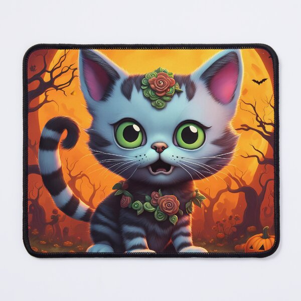 Item preview, Kitten dressed as a zombie for Halloween designed and sold by Colin Bentham.