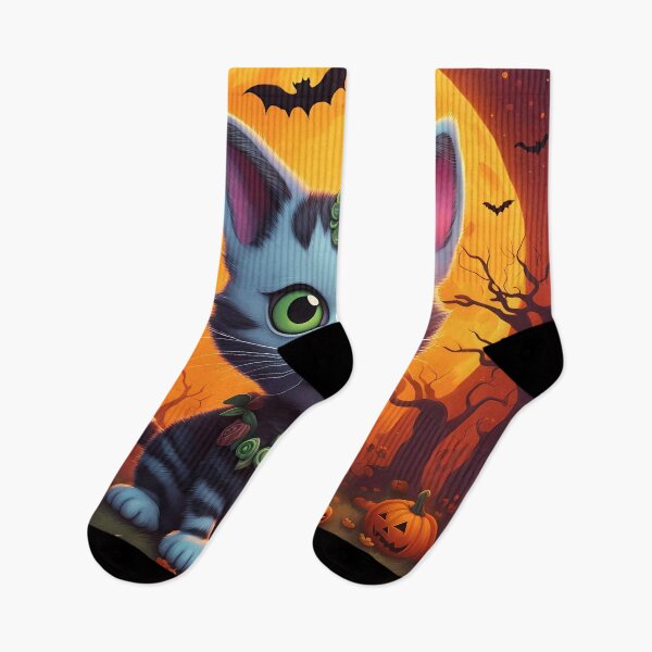 Item preview, Kitten dressed as a zombie for Halloween designed and sold by Colin Bentham.