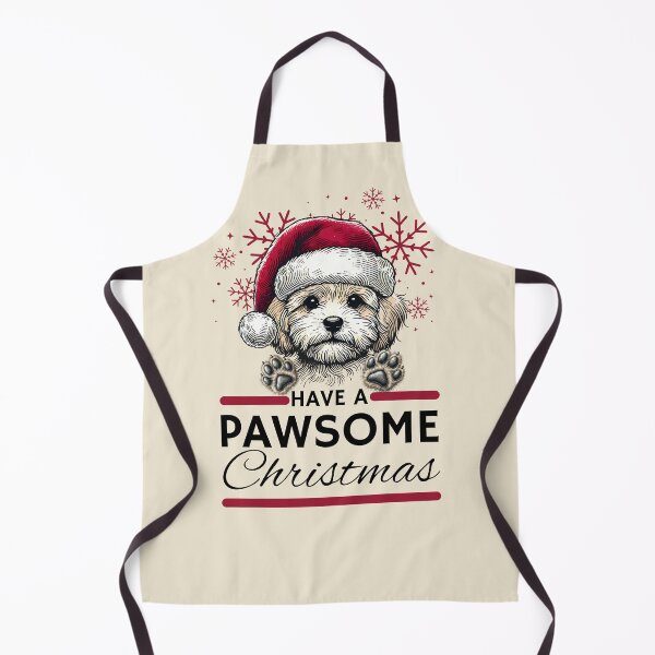Item preview, Maltipoo Christmas Mug Have A Pawsome Christimas designed and sold by The Art of Kkatarynka.