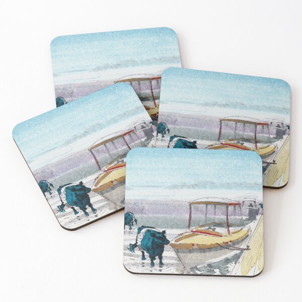 Item preview, Belted Galloways at Norfolk Broads designed and sold by MikeJory.