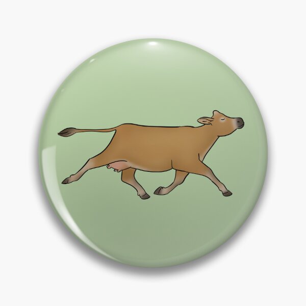 Item preview, Running Jersey cow designed and sold by Milanicole.