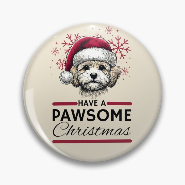 Item preview, Maltipoo Christmas Mug Have A Pawsome Christimas designed and sold by The Art of Kkatarynka.