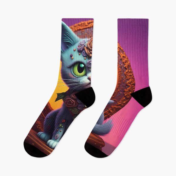 Item preview, Kitten dressed as a zombie for Halloween designed and sold by Colin Bentham.