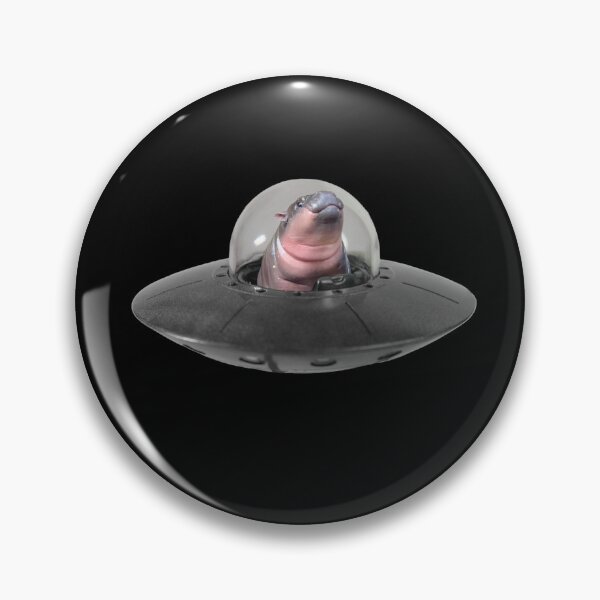 Item preview, Moo Deng UFO Pilot designed and sold by CreatureHouse95.