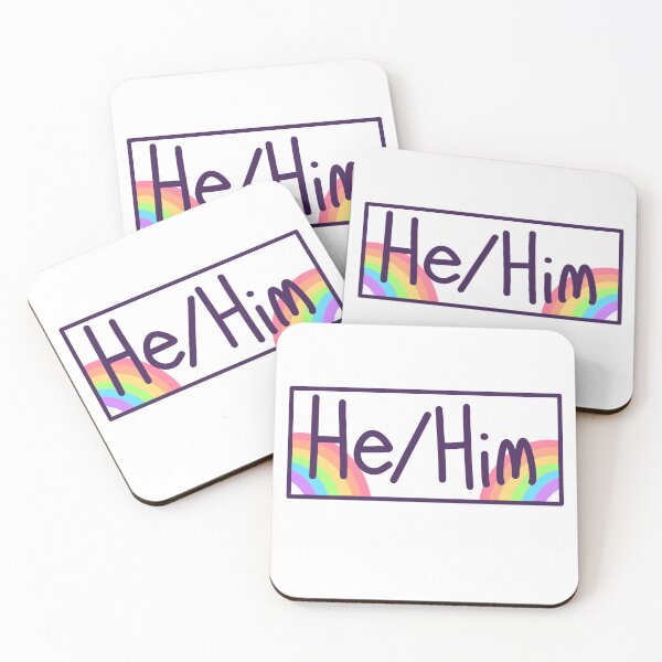 Item preview, He/Him Pronouns Card designed and sold by Vettin-Arts.