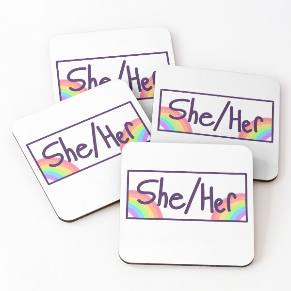 Item preview, She/Her Pronouns Card designed and sold by Vettin-Arts.