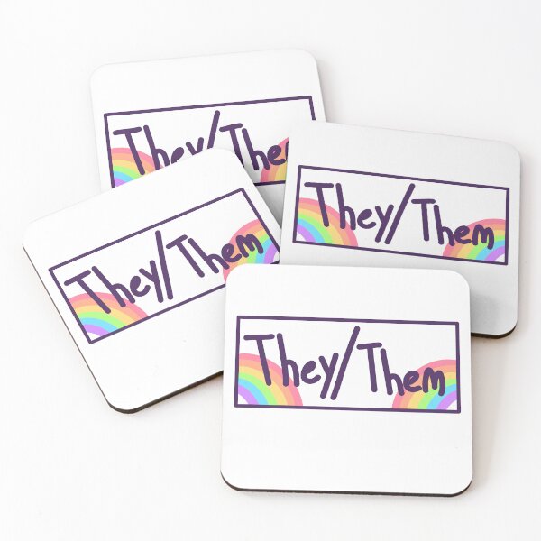 Item preview, They/Them Pronouns Card designed and sold by Vettin-Arts.