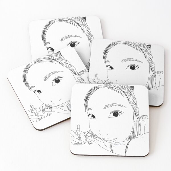 Item preview, Im Nayeon - Black Lineart designed and sold by itsaiaaa.