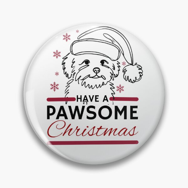 Item preview, Maltipoo Christmas Mug Have A Pawsome Christimas designed and sold by The Art of Kkatarynka.