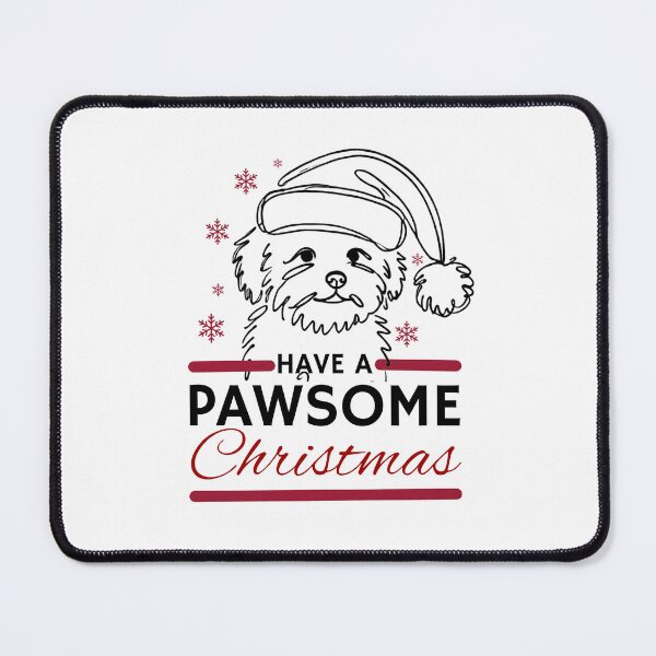 Item preview, Maltipoo Christmas Mug Have A Pawsome Christimas designed and sold by The Art of Kkatarynka.