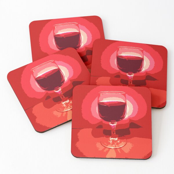 Item preview, red wine and candle designed and sold by ChalfontArt.