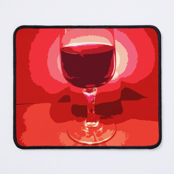Item preview, red wine and candle designed and sold by ChalfontArt.