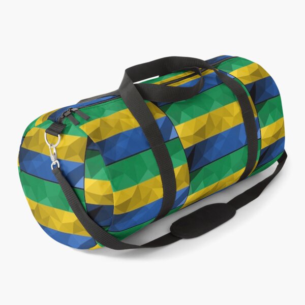 Item preview, Gabon Flag Geometric Design – Bold and Modern Art designed and sold by OrangePoly.