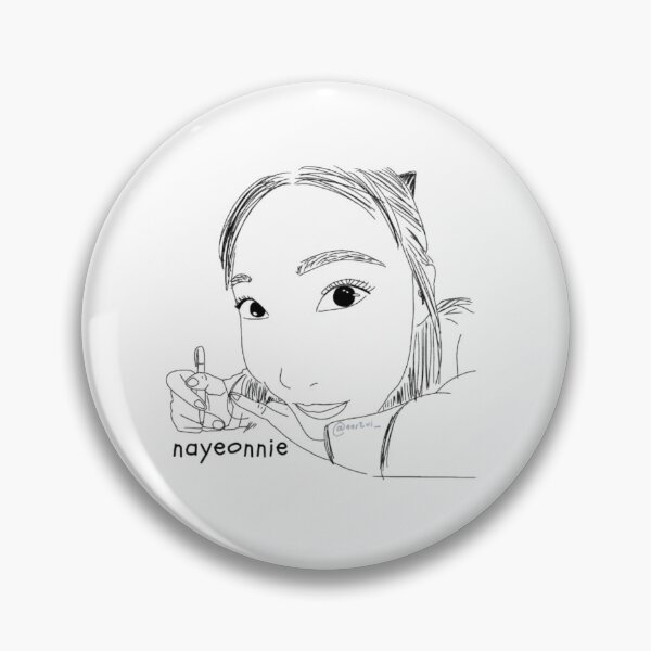 Item preview, Im Nayeon - Black Lineart w/ name designed and sold by itsaiaaa.