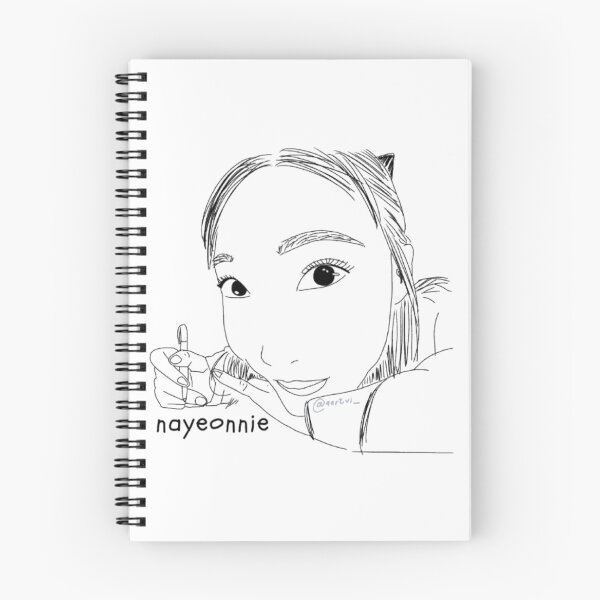 Item preview, Im Nayeon - Black Lineart w/ name designed and sold by itsaiaaa.