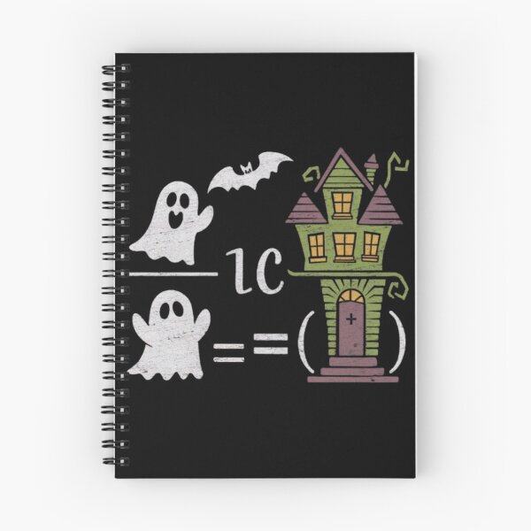 Item preview, Funny Ghost Math Equation with Haunted House designed and sold by FugitiveLJ27.