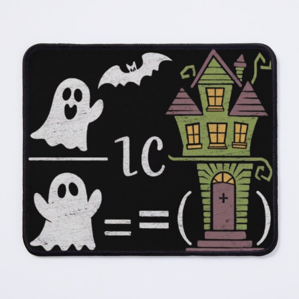 Item preview, Funny Ghost Math Equation with Haunted House designed and sold by FugitiveLJ27.